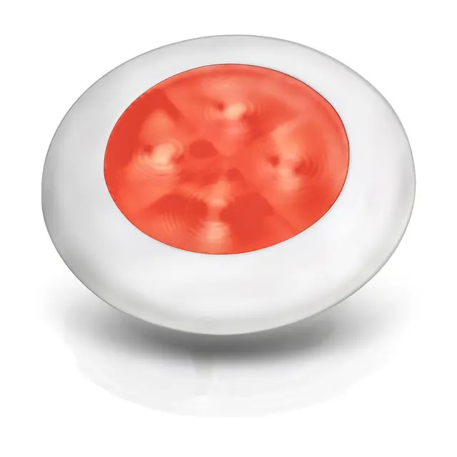HELLA MARINE Slimline LED hvit 12V rødt lys 