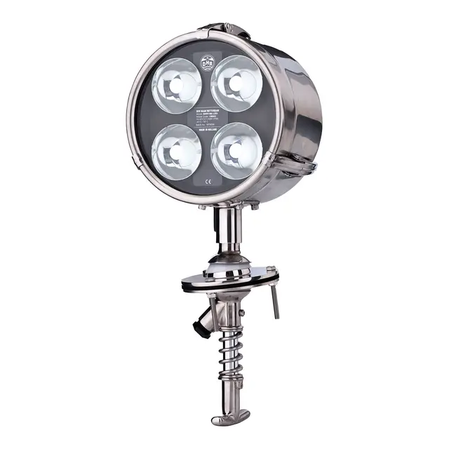 DHR Lyskaster 10-32v 20W - LED 316 stål- Klar hvit stråle 