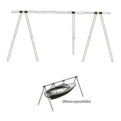 Bakkestativ for b&#229;ter - 6m 16 - 18 fot (6m)