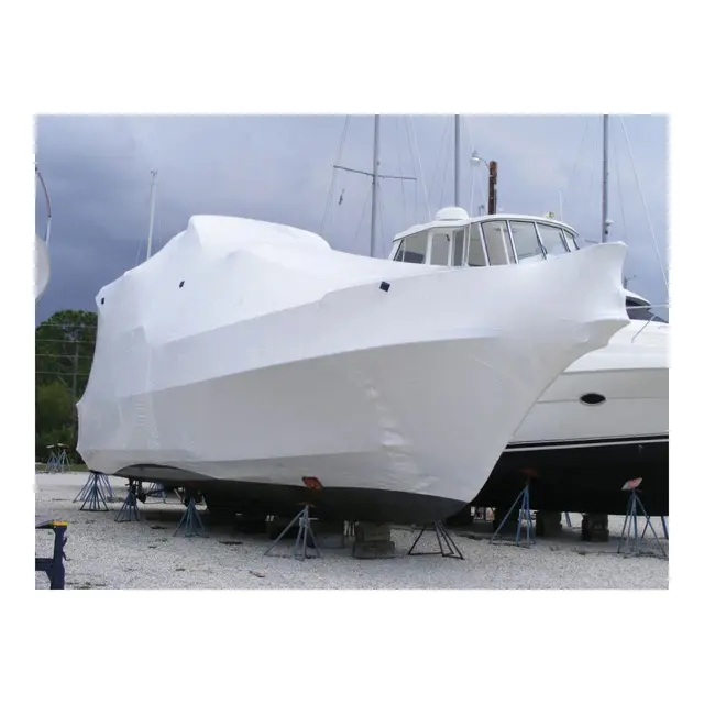 Krympeplast 5x 50m - hvit 
