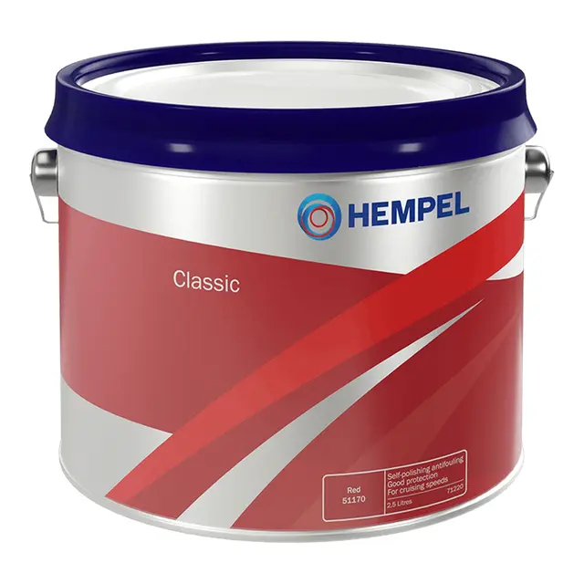 HEMPEL Classic bunnstoff 2,5l Rødbrun (5000) Velegnet for trebåt 