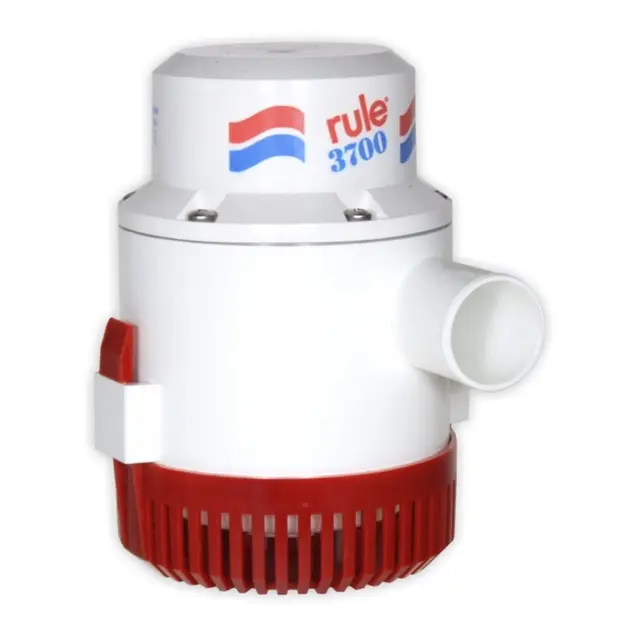 RULE Lensepumpe 3700 GPH, 24V Org nr 16A - 14000 l/t - 1 1/2 stuss 