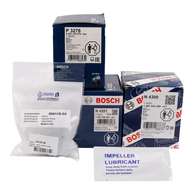 1852M Volvo Penta Servicekit 1 D1-13, D1-20, Md2010, Md2020 