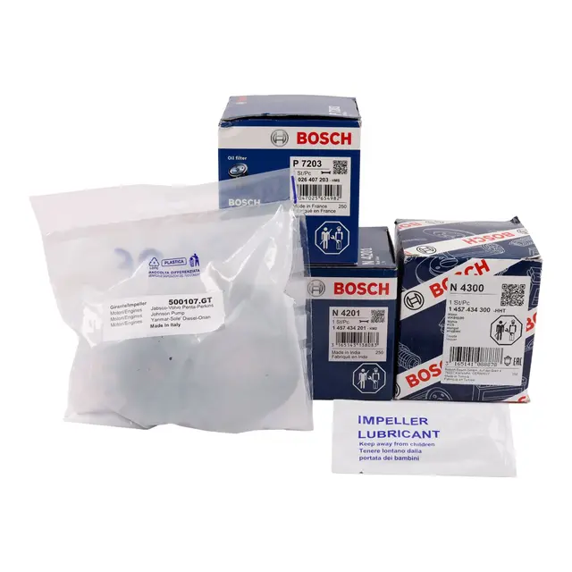 1852M Volvo Penta Servicekit 4 D2 55, D2-50f, D2-60f, D2 75 