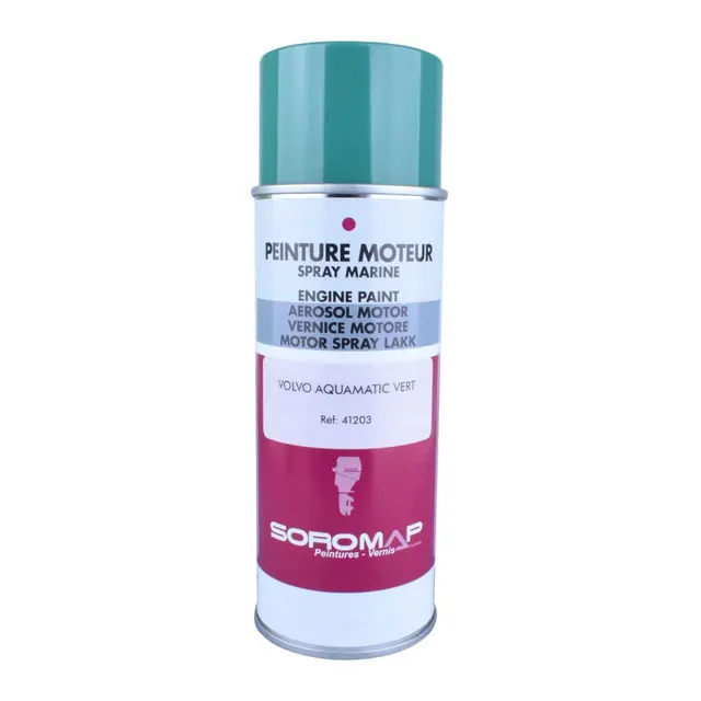 SOROMAP Aerosol NC motorspray 400 ml Volvo Aquamatic grønn 