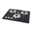 Navyload Glass Hob 3 gasskoketopp 410 x 504 mm - nedfelling - 3 brennere