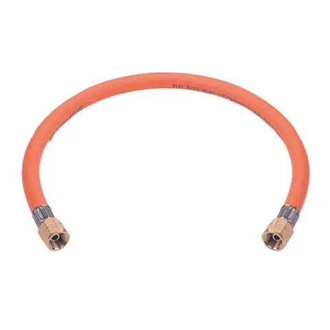 Gasslange 0,8 meter, 1/4&#39;&#39; oml&#248;per