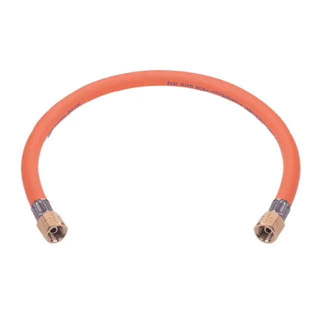 Gasslange 0,8 meter, 1/4'' omløper 