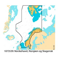 C-MAP Discover X kart Norskehavet, Nordsj&#248;en og Skagerrak