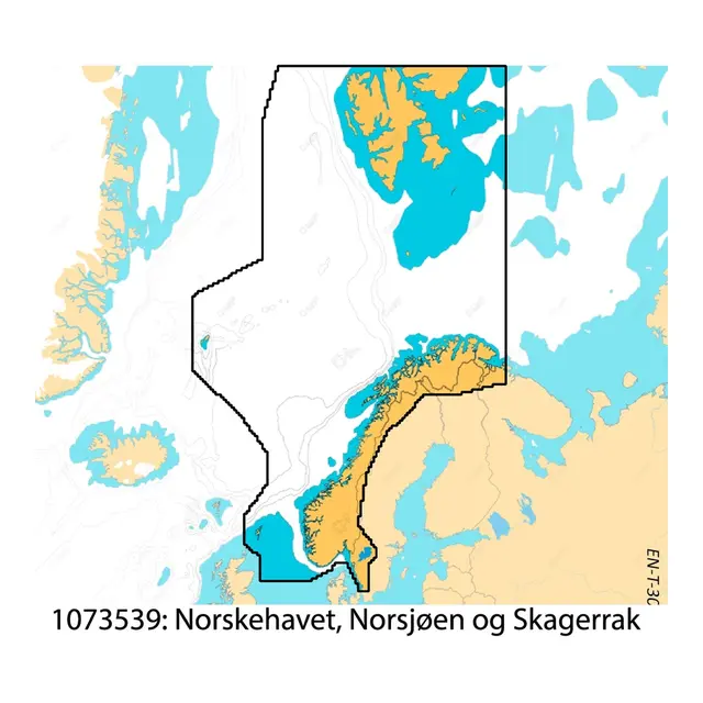 C-MAP Discover X kart Norskehavet, Nordsjøen og Skagerrak 