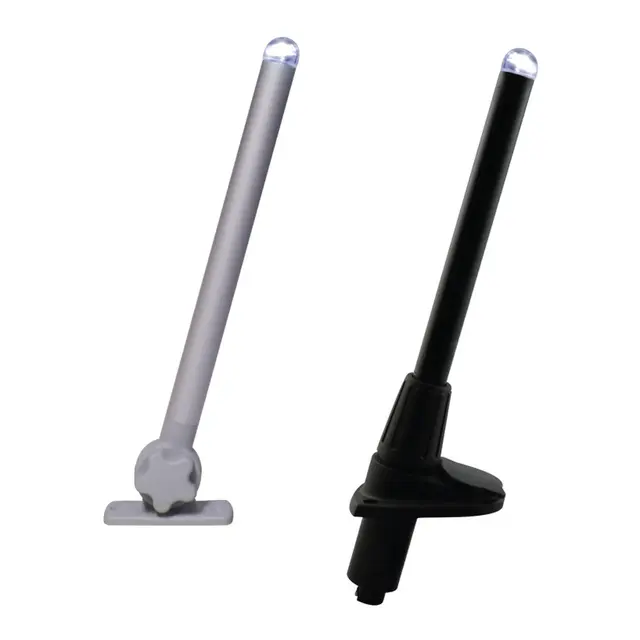 LALIZAS Micro LED Pole 360° rundtlysende Nedfellebar - 60cm - Sort 