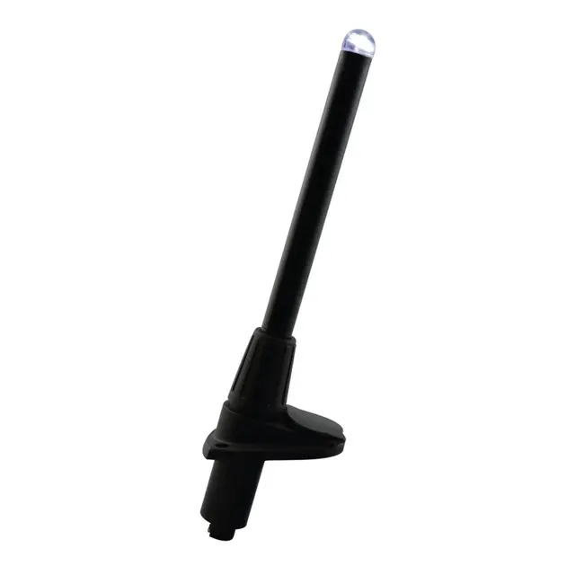 LALIZAS Micro LED Pole 360° rundtlysende Nedfellebar - 60cm - Sort 