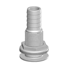 TRUDESIGN Skroggjennomf&#248;ring 1&quot; - 25 mm 90430 - Hvit