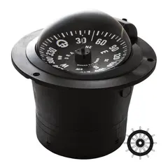 RIVIERA Urania BU1 kompass - sort For infelling - 12v - 100mm rose