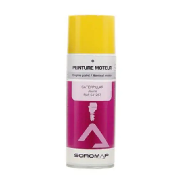 SOROMAP Aerosol NC motorspray 400 ml Caterpillar gul 