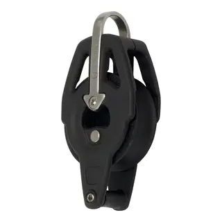 SELD&#200;N Blokk BBB40 enkel/hundsvott b&#248;yle m/kulelager, &#216;40mm trinse