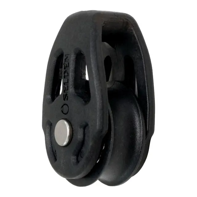 SELDÈN Blokk BBB20 enkel Tie-On m/kulelager, Ø20mm trinse 