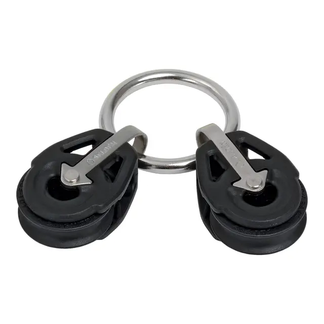 SELDÈN Blokk BBB30 2 stk i ring m/kulelager, Ø30mm trinse 