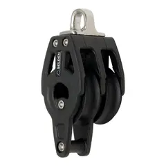 SELD&#200;N Blokk BBB30 dobbel/hundsvott m/kulelager, &#216;30mm trinser