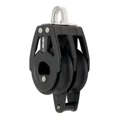 SELD&#200;N Blokk BBB40 dobbel/hundsvott m/kulelager, &#216;40mm trinser