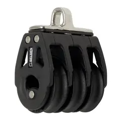 SELD&#200;N Blokk BBB30 trippel m/kulelager, &#216;30mm trinser