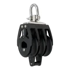 SELD&#200;N Blokk BBB40 tripp./hundsv. svivel m/kulelager, &#216;40mm trinser