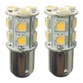 1852M LED Pære u/kuppel 12/24V - 2pk BA15D - Varmhvit - 190 lumen
