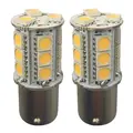 1852M LED Pære u/kuppel 12/24V - 2pk BA15S - Varmhvit - 250 lumen