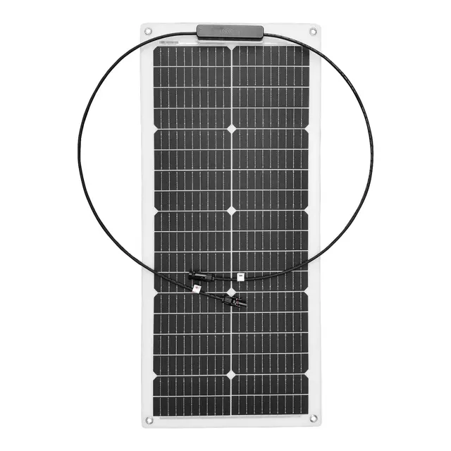 1852M Fleksibelt Solcellepanel 50 W 856 x 384 x 2,5 mm 