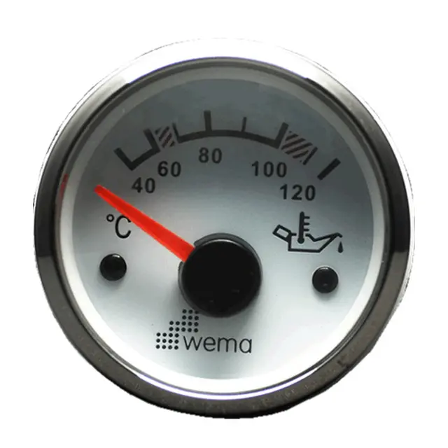 WEMA Oljetemperaturmåler SL-hvit 