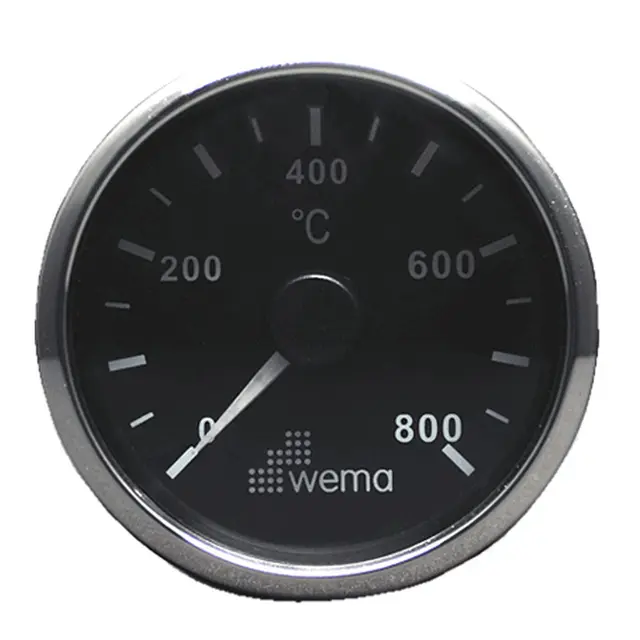 WEMA Eksostemperaturmåler SL-sort 