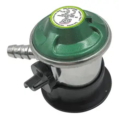 Regulator for gassflasker 29mbar click-on, &#216;10-12 mm slange