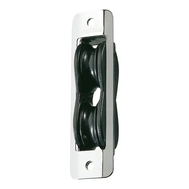 RONSTAN Blokk 30 dobbel innfellbar Ø30mm trinse - 8mm tau 
