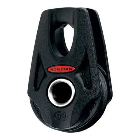 RONSTAN Blokk Orbit 30 enkel Ø30mm trinse - 8mm tau - kulelager(BB) 