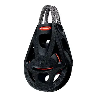 RONSTAN Blokk Orbit 55 enkel hundsvott &#216;55mm trinse - 10mm tau - kulelager(BB)