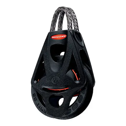 RONSTAN Blokk Orbit 55 enkel hundsvott Ø55mm trinse - 10mm tau - kulelager(BB) 