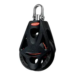 RONSTAN Blokk Orbit 40 enkel svivel &#216;40mm trinse - 9mm tau - kulelager(BB)