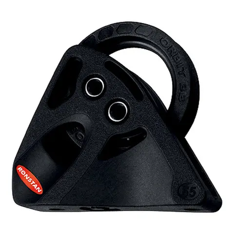 RONSTAN Blokk Orbit 55 enkel stående Ø55mm trinse - 10mm tau - kulelager(BB) 
