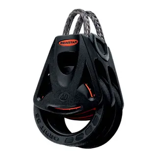 RONSTAN Blokk Orbit 40 dobbel &#216;40mm trinse - 9mm tau - kulelager(BB)