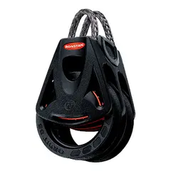 RONSTAN Blokk Orbit 55 dobbel &#216;55mm trinse - 10mm tau - kulelager(BB)