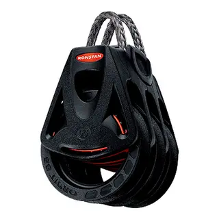 RONSTAN Blokk Orbit 55 trippel &#216;55mm trinse - 10mm tau - kulelager(BB)