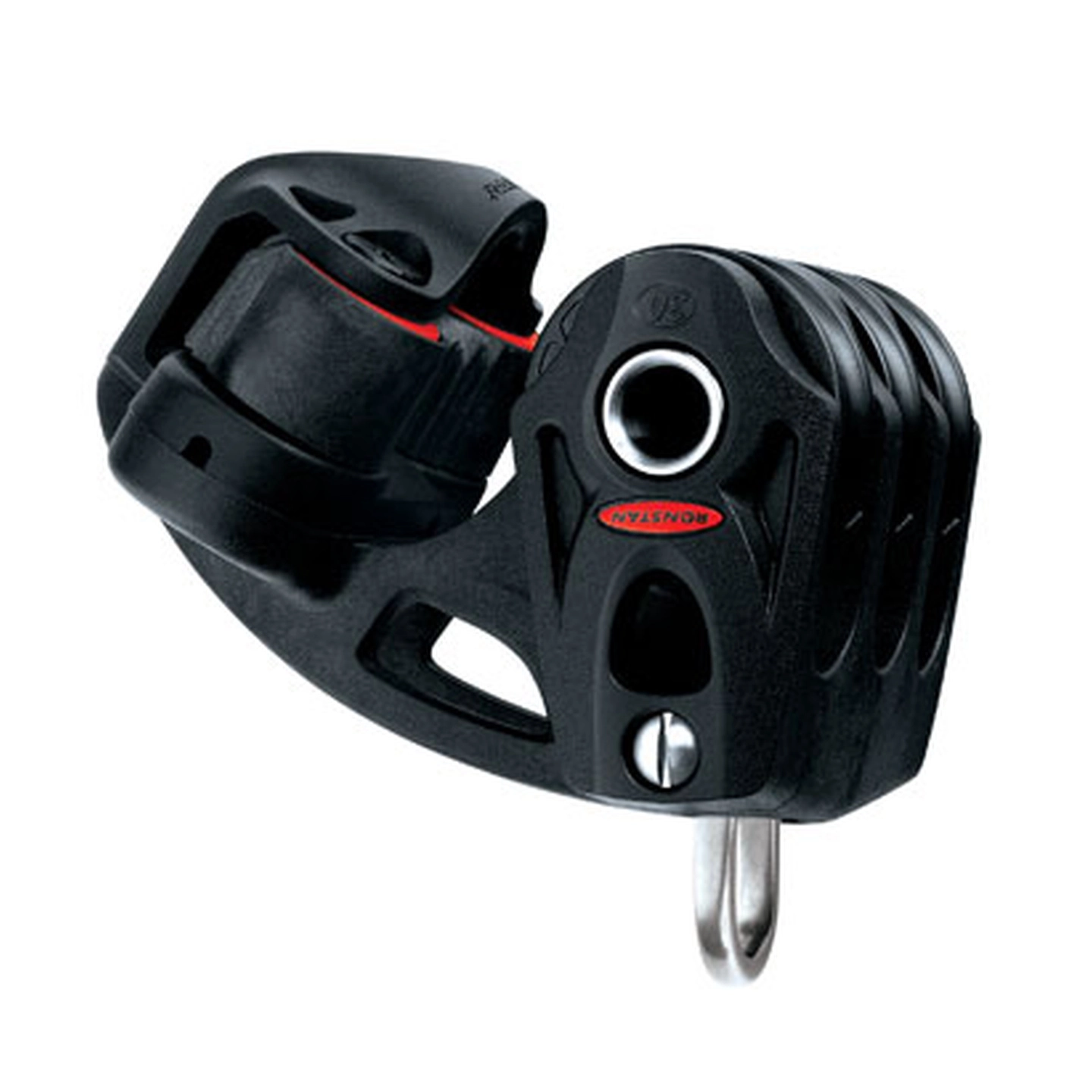 RONSTAN Blokk Orbit 30 trippel cleat Ø30mm trinse - 8mm tau - kulelager(BB)
