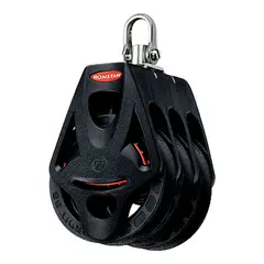 RONSTAN Blokk Orbit 55 trpl hundsv sviv. &#216;55mm trinse - 10mm tau - kulelager(BB)