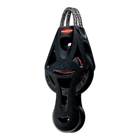 RONSTAN Fiolblokk Orbit 55 enkel Ø55mm trinse - 10mm tau - kulelager(BB) 