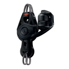 RONSTAN Fiolblokk Orbit 40 enk. hv cleat &#216;40mm trinse - 9mm tau - kulelager(BB)