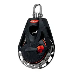 RONSTAN Tikkeblokk Orbit 55 enkel svivel &#216;55mm trinse - 10mm tau - man/auto