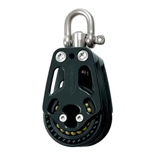 RONSTAN Fallblokk Orbit 60 dbl hi-load &#216;60mm trinse - 12mm tau - kulelager(BB)