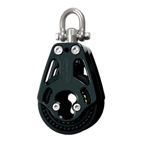 RONSTAN Fallblokk Orbit 75 dbl hi-load Ø75mm trinse - 14mm tau - kulelager(BB) 