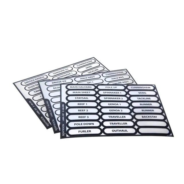 SPINLOCK Etiketter for avlaster + jammer store, passer XTS avl. + ZR-/ZS jammere 