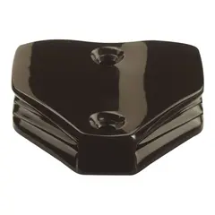 CLAMCLEAT Skj&#248;tel&#229;s CL202-SB &#229;pen dobbel - sort nylon, 6 - 10mm tau